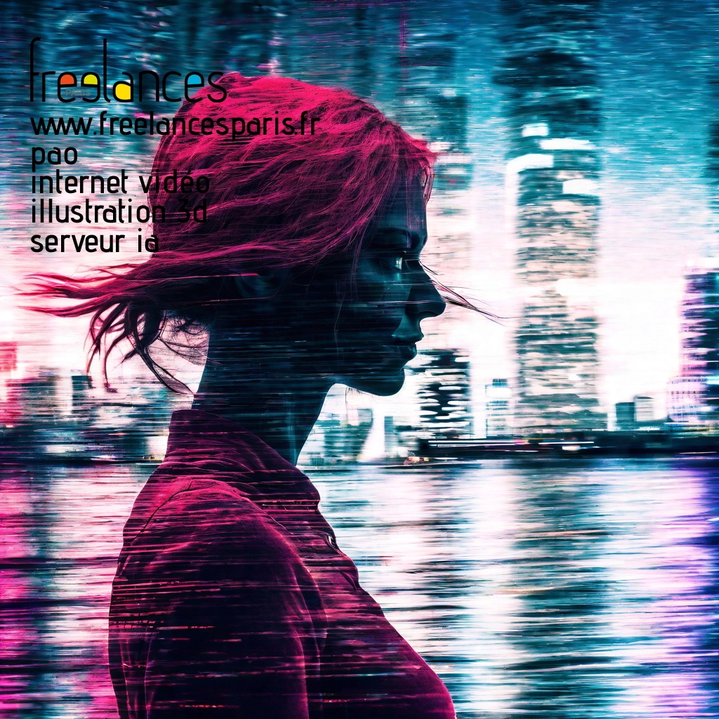 Pao mise en page internet vidéo illustration 3d serveur IA générative AI freelance paris studio de création magazines lzfn1z40